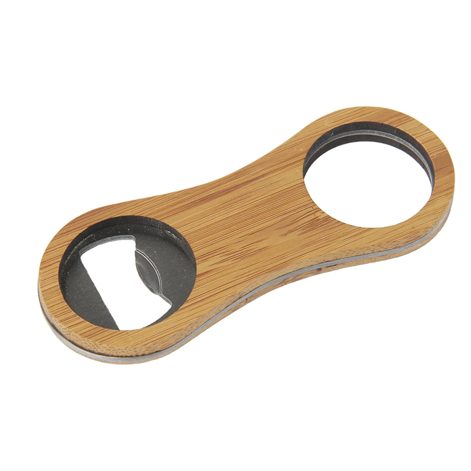 Mini Bamboo Bottle Opener view 2