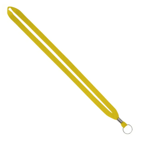 IMPORT Rush 1/2" Polyester Lanyard with Silver Crimp & Split-Ring view 3
