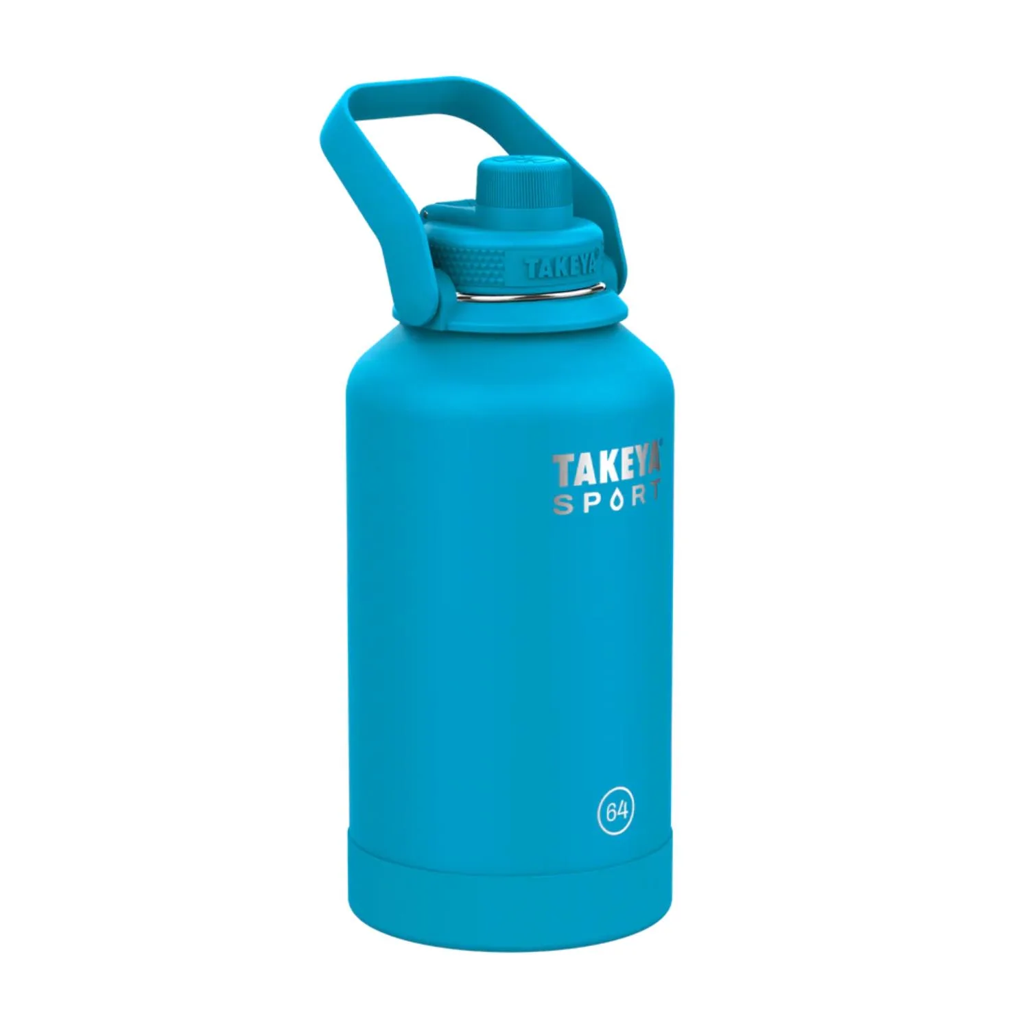 64 oz Takeya® Stainless Steel Insulated Sport Water Bottle w/ Spout Lid view 4