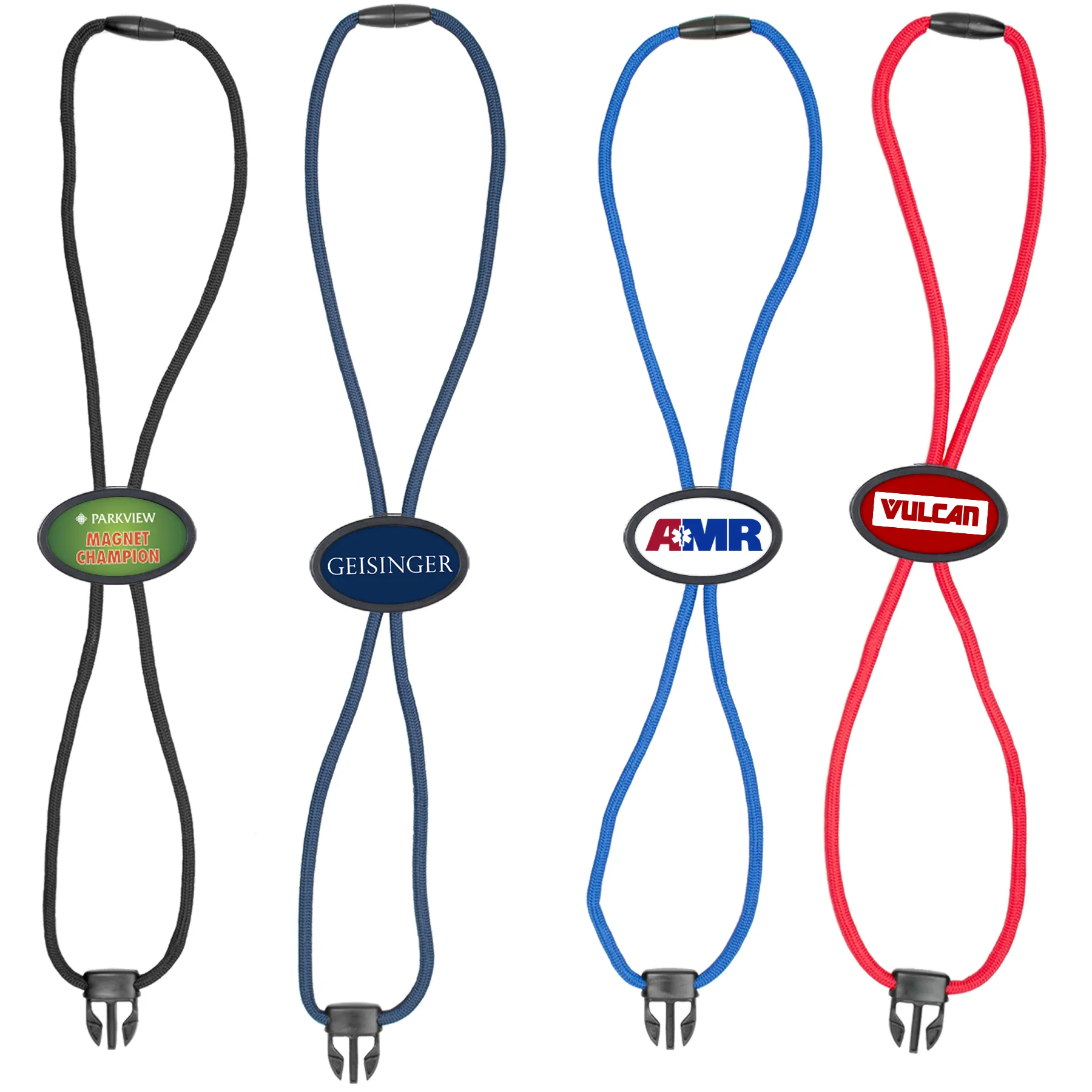 Braided Lanyard w/oval slider view 5