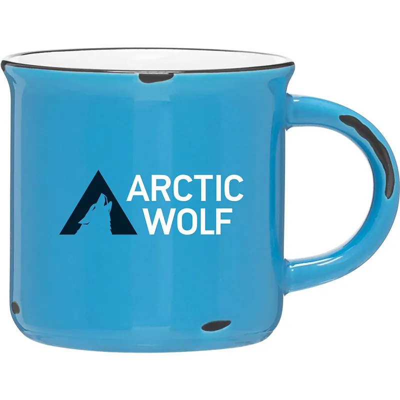 15 oz Ventura Ceramic Mug (Sky Blue/White)