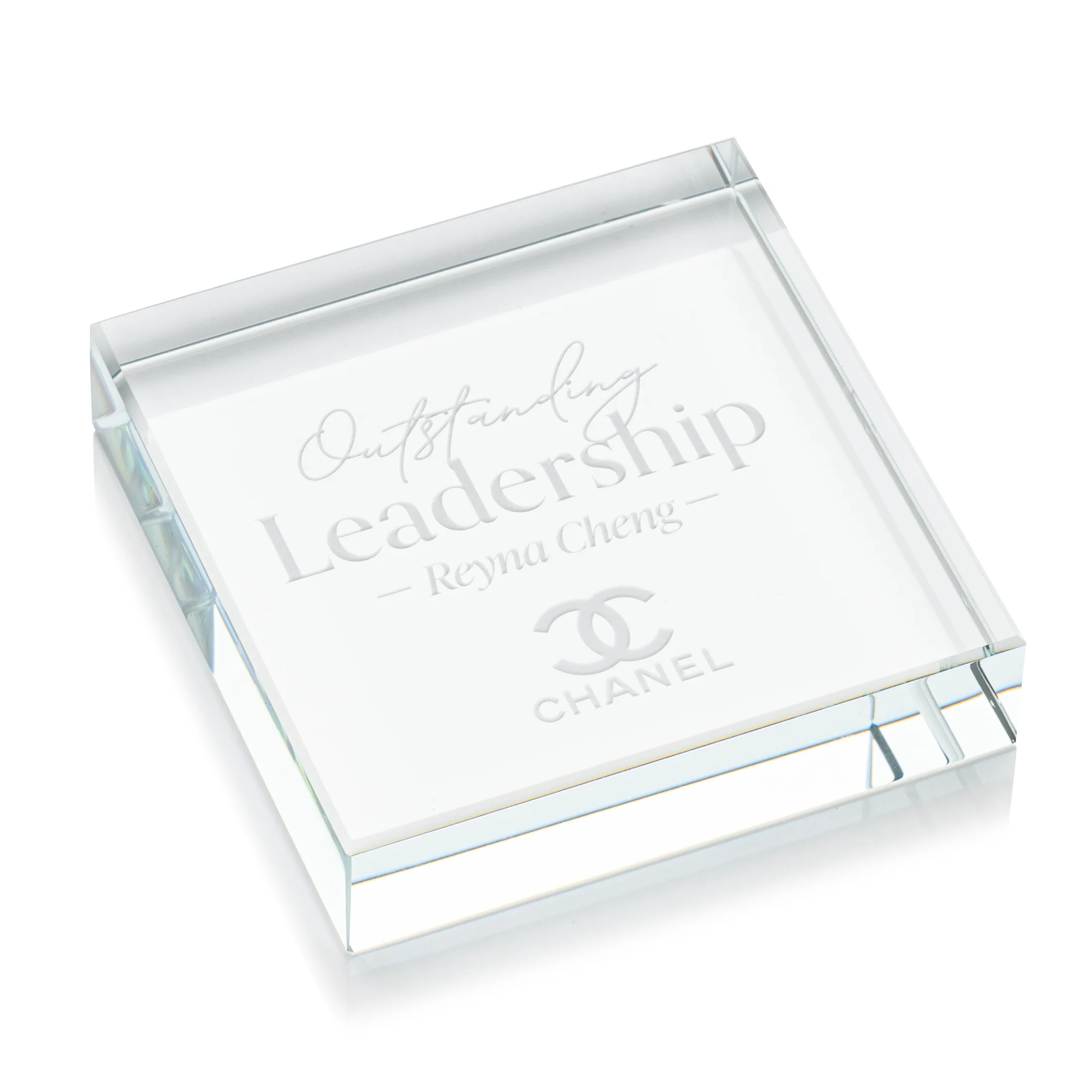 Deep Etch, 3.5" x 0.75" x 3.5"