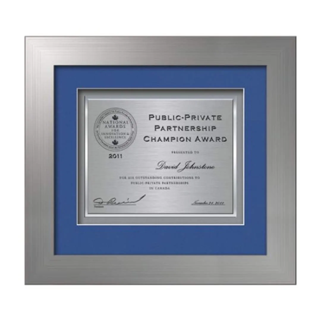 Premier Certificate TexEtch - Silver