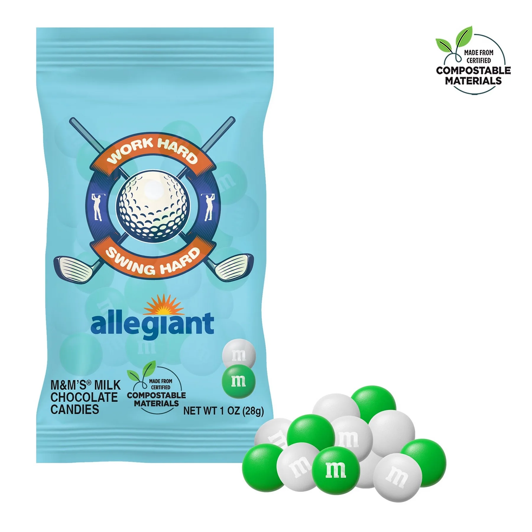 Golf -M&M'S® Color Choice, 1oz ECO-Digibag, Full Color