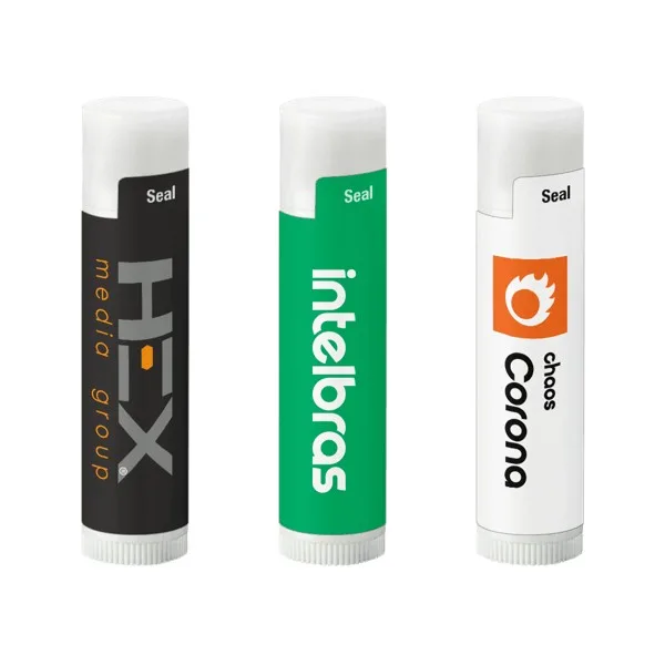SPF 30 Soy Based Lip Balm in White Tube view 2