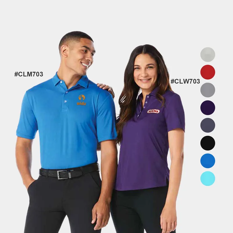 Callaway® Birdseye UPF 50+ Women's Cooling Polo Shirt with Custom Logo
