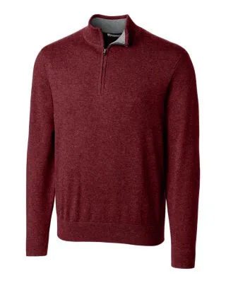 Cutter & Buck Lakemont Tri-Blend Mens Quarter Zip Pullover Sweater view 3