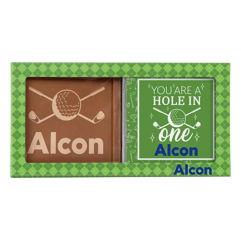 Golf - Square Bar- 2 Pack with Etched Bar