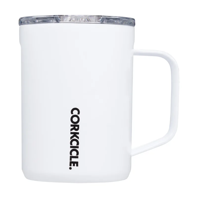 Corkcicle® 16 Oz. Mug - Gloss White