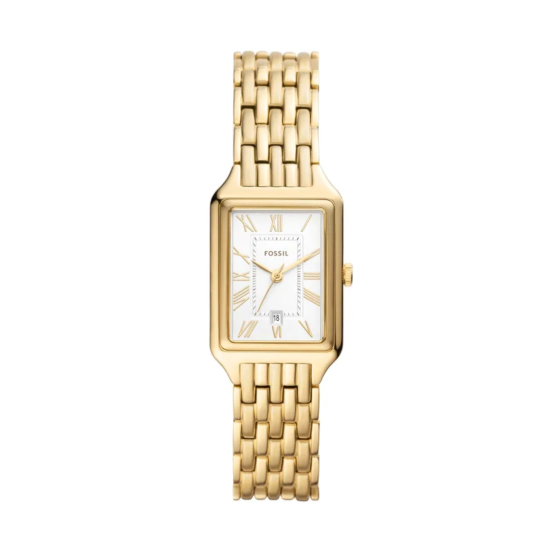 Fossil Women's Raquel Three-Hand Date Gold-Tone Stainless Steel Watch