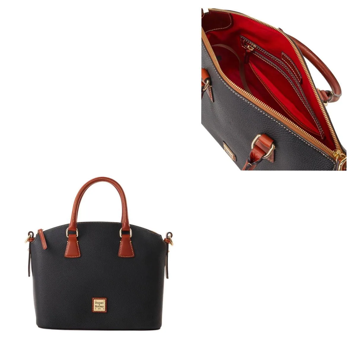 Dooney & Bourke Pebble Grain Domed Satchel