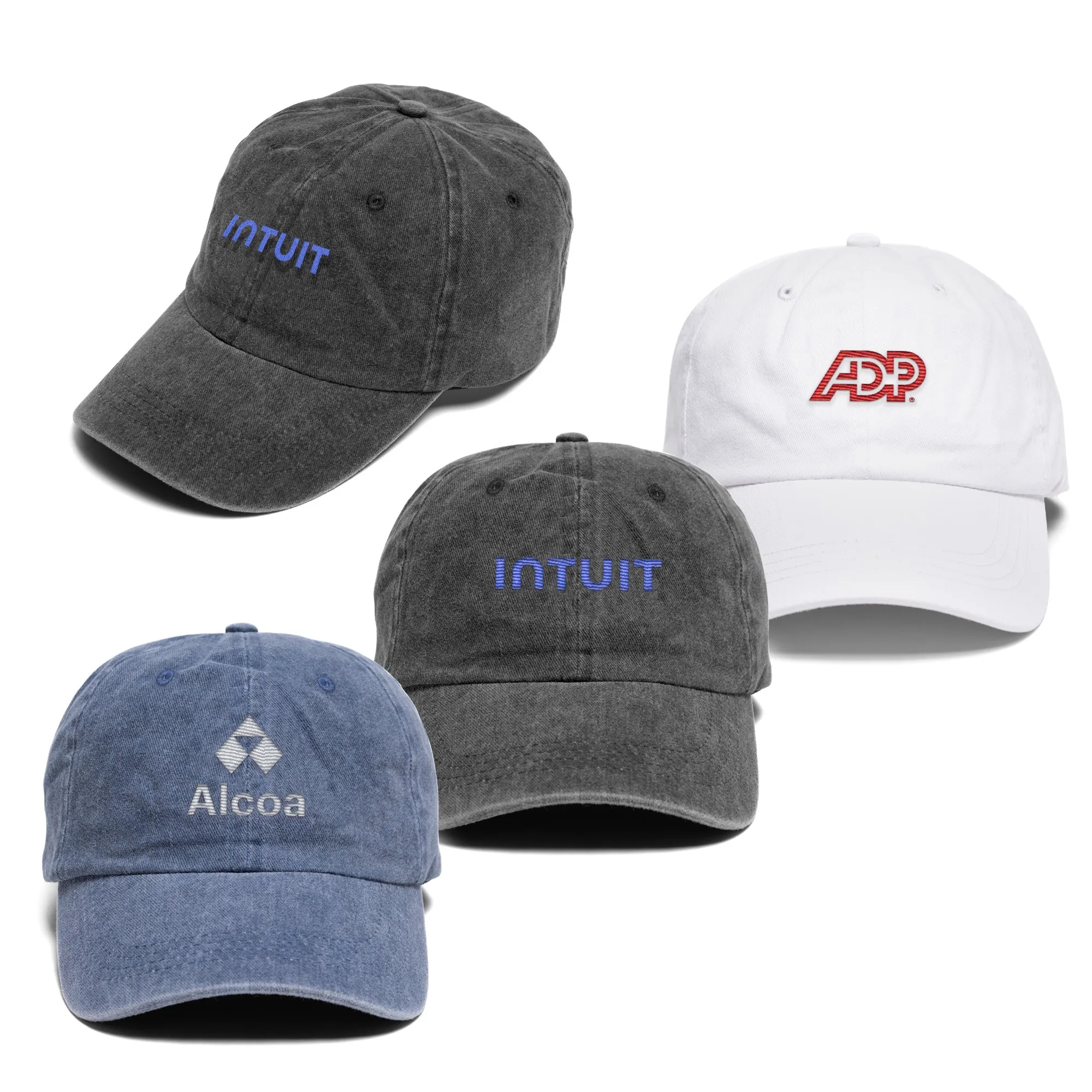 Strapback Demin Cotton Baseball Cap (QuickShip - 3-4 Weeks)
