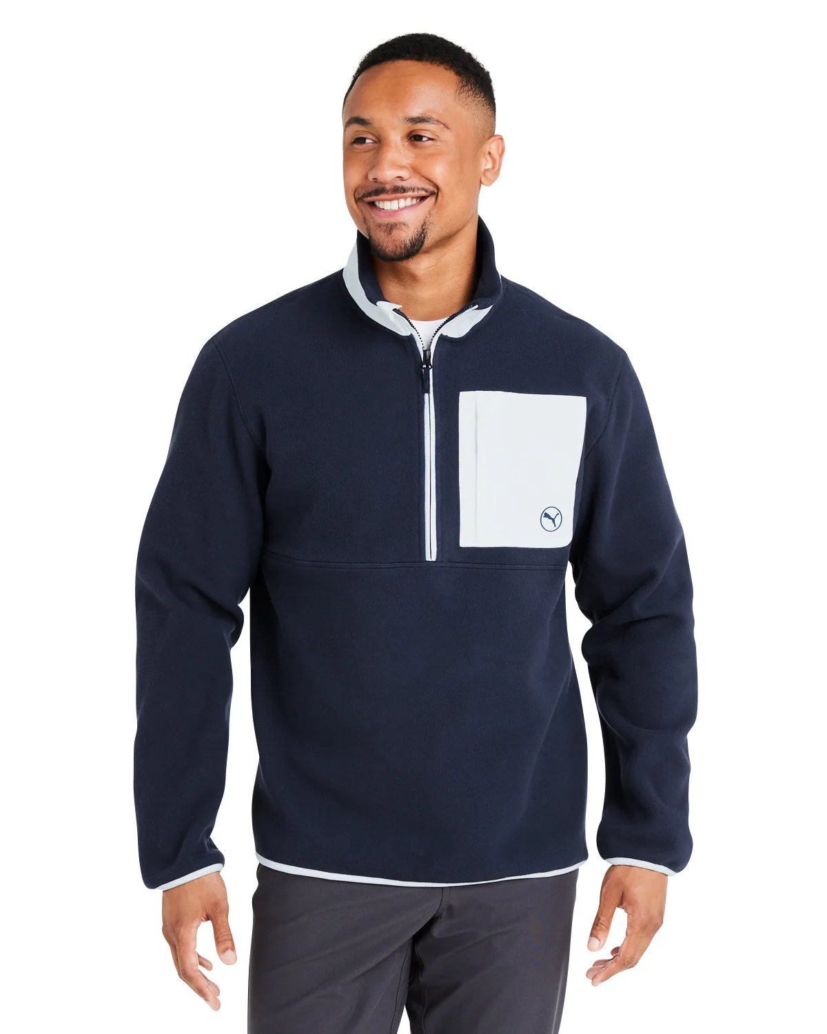 PUMA GOLF Men's Fleece Quarter-Zip