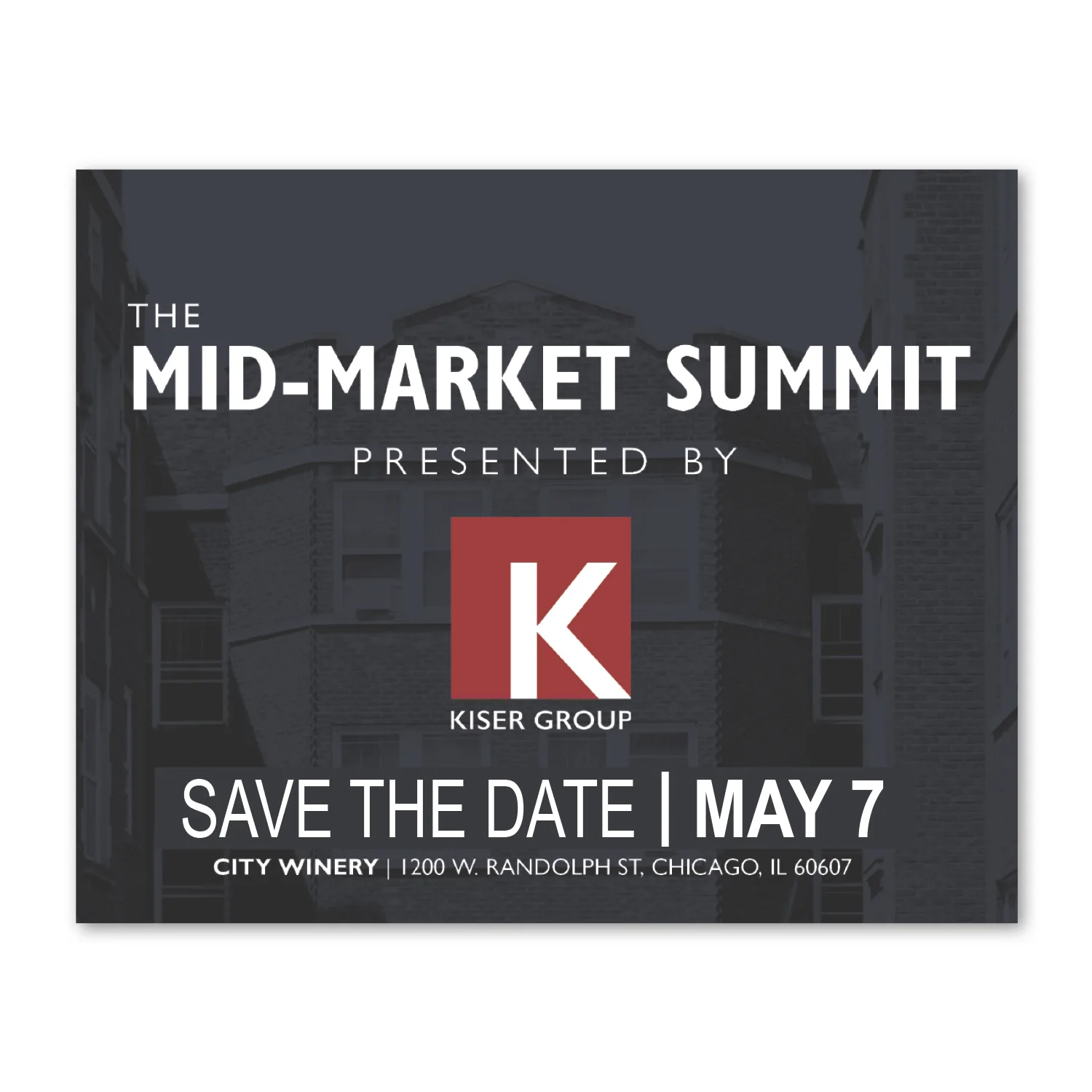 Save The Date Magnet 3 x 3 3/4