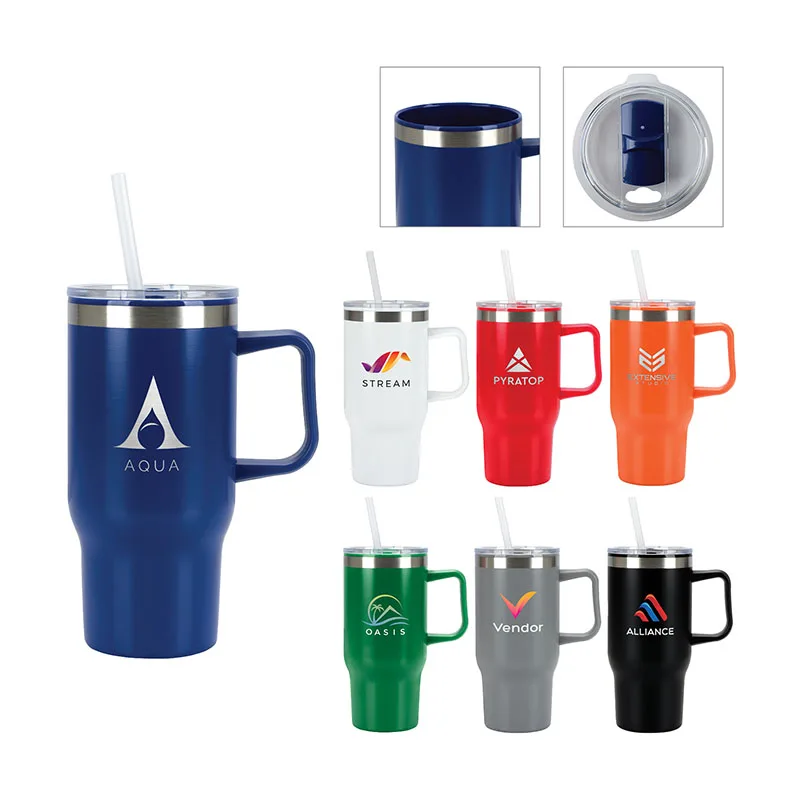 Baker 20 oz. Recycled PP Liner/Steel Outer Travel Mug