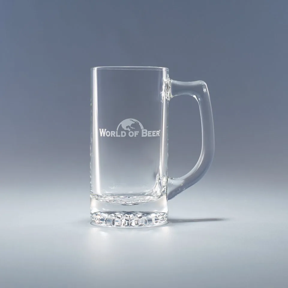 13 Oz. Individually Boxed Glass Sport Mug