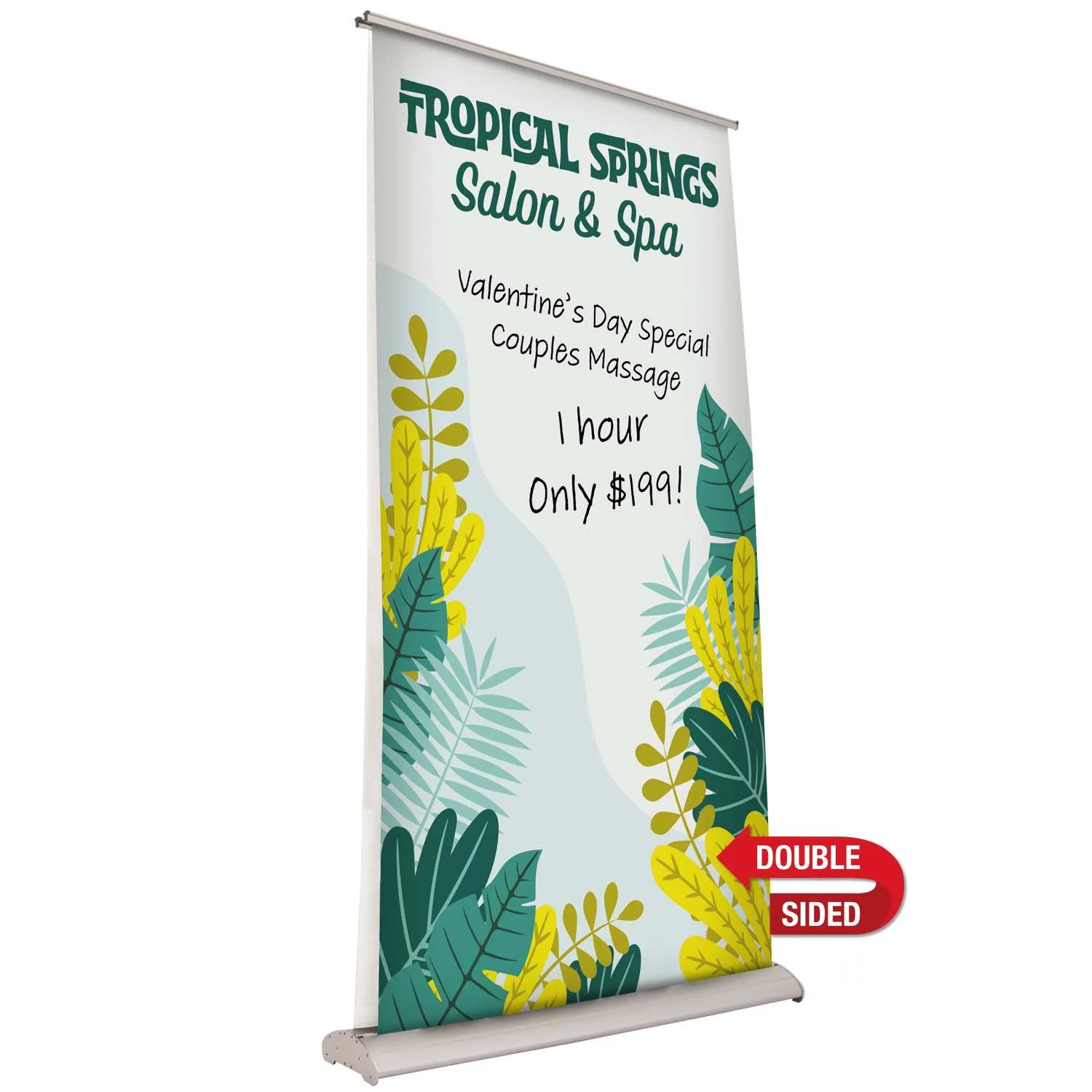 46.5" Deluxe Pro Retractor (2-Banner, Dry-Erase)