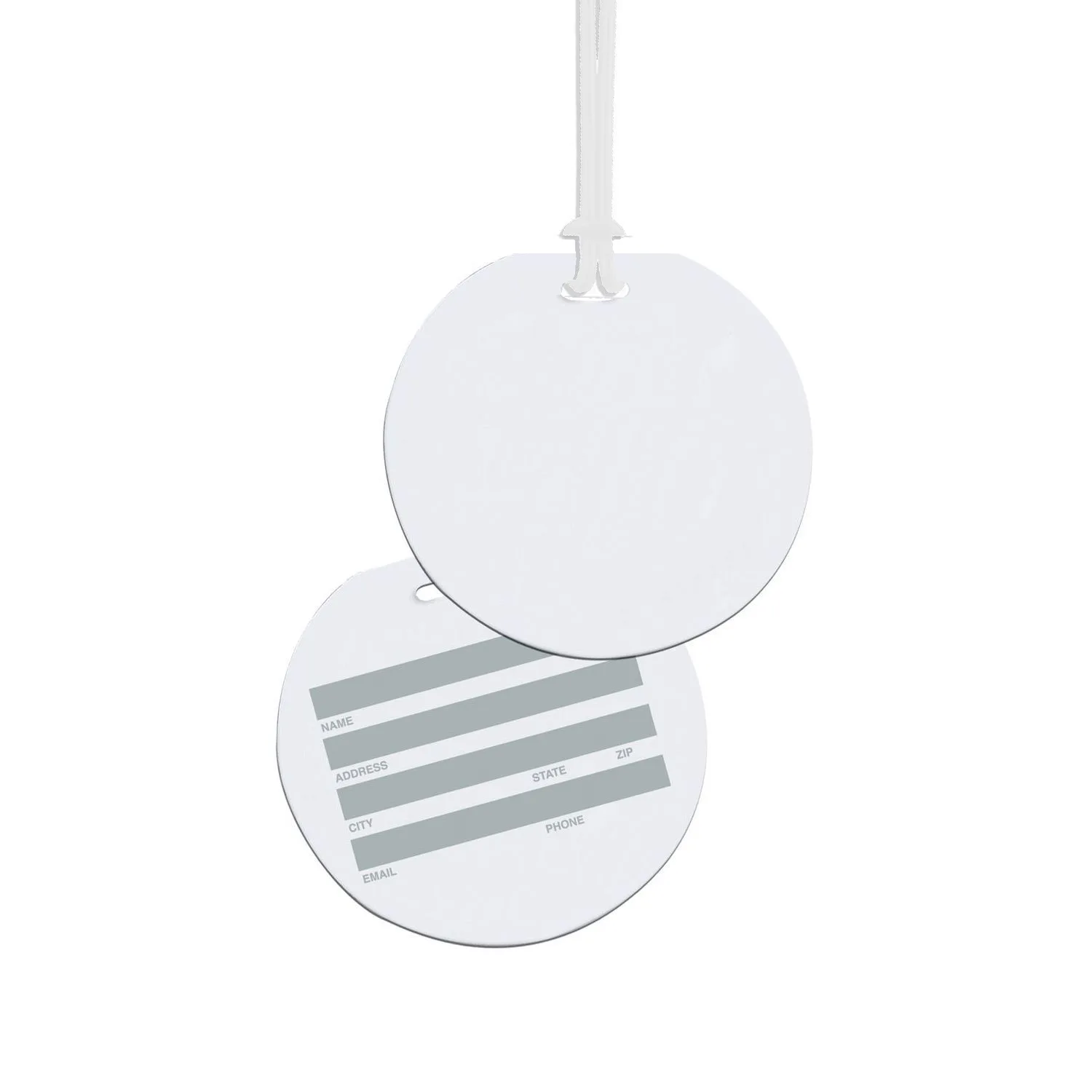 Round Celebrity Bag Tag view 4