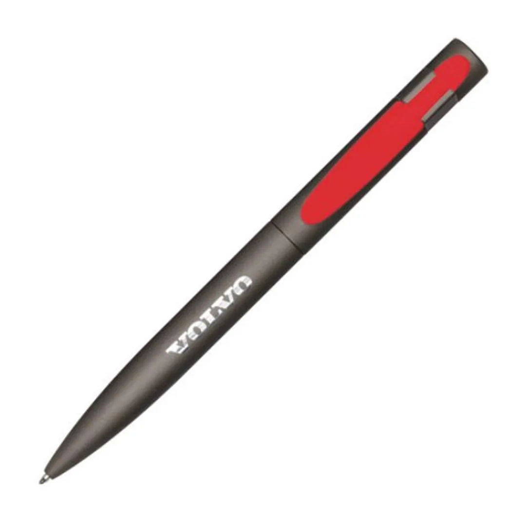Gun Metal/Red PMS 200C RED