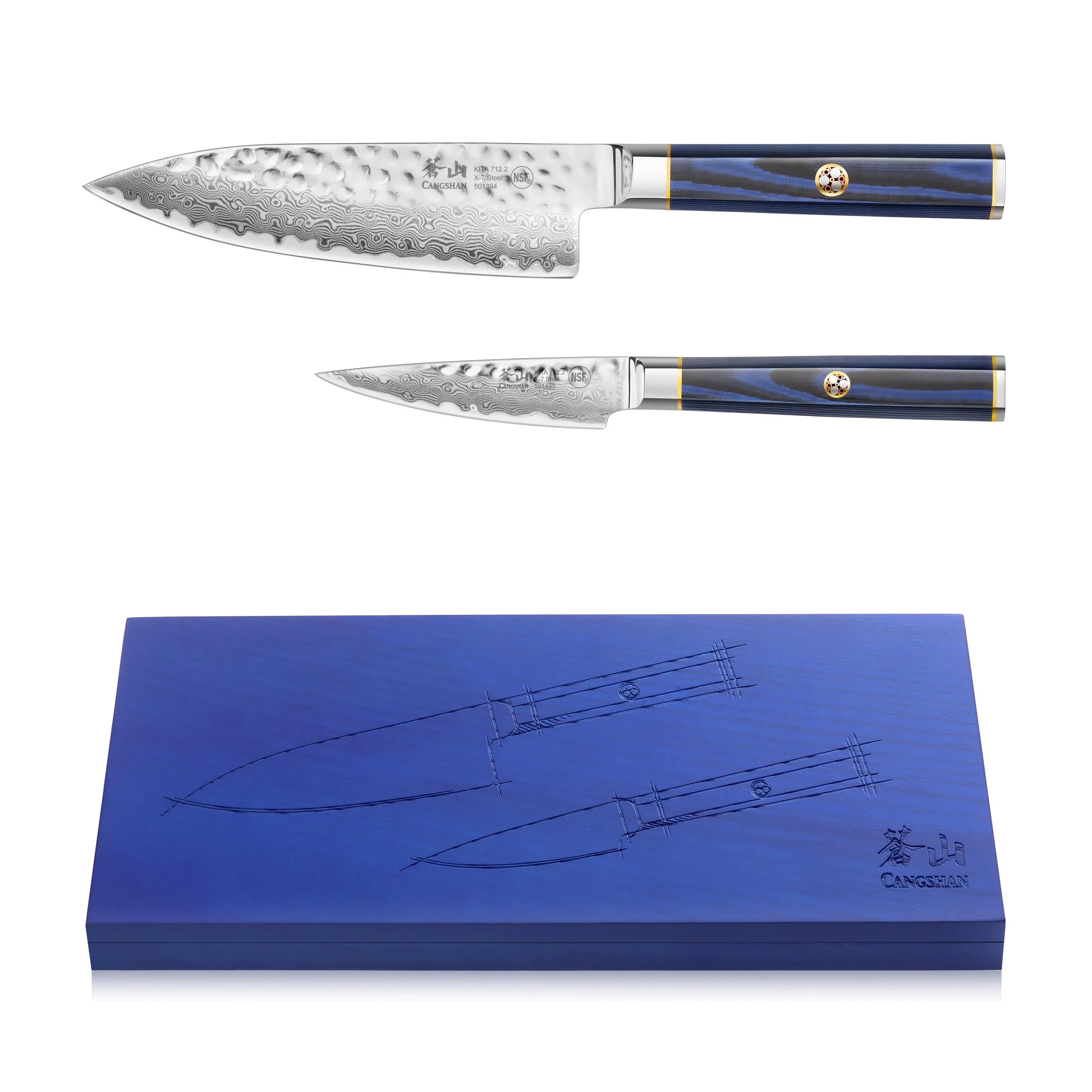 Cangshan 2-Piece Kita Series Starter Set W/Ash Box