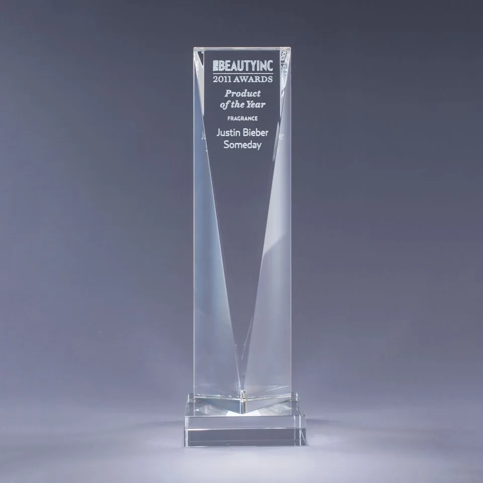 9" Clear Excelsior Award
