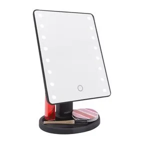Vivitar® Lighted 16 LED Black Vanity Mirror