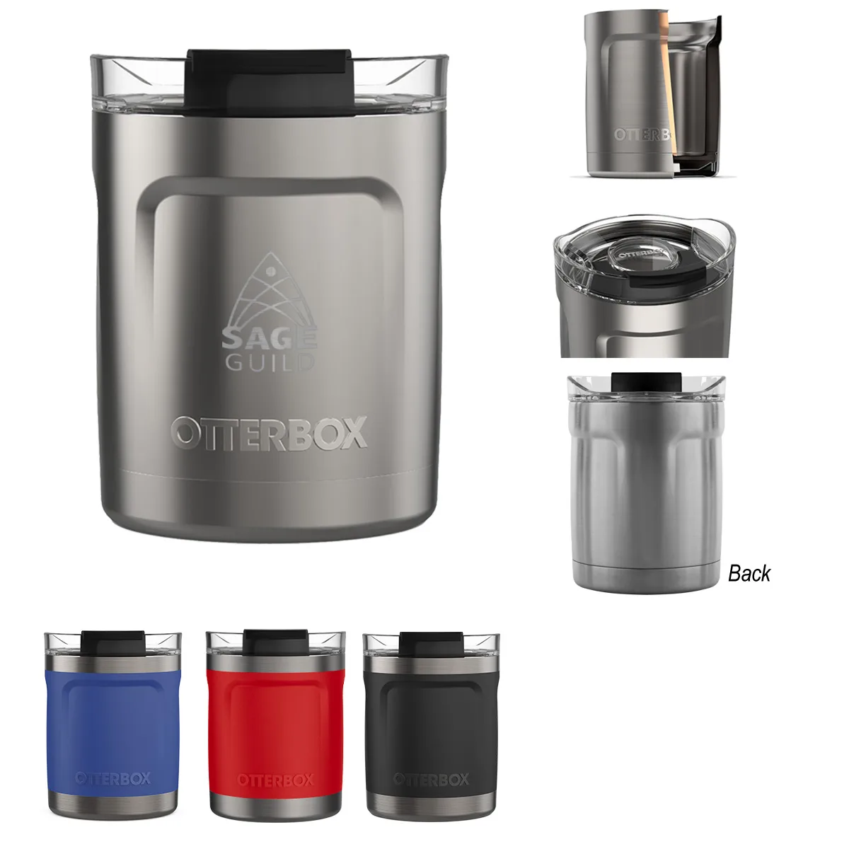 10 Oz. Otterbox® Elevation® Core Colors Stainless Steel Tumbler view 2