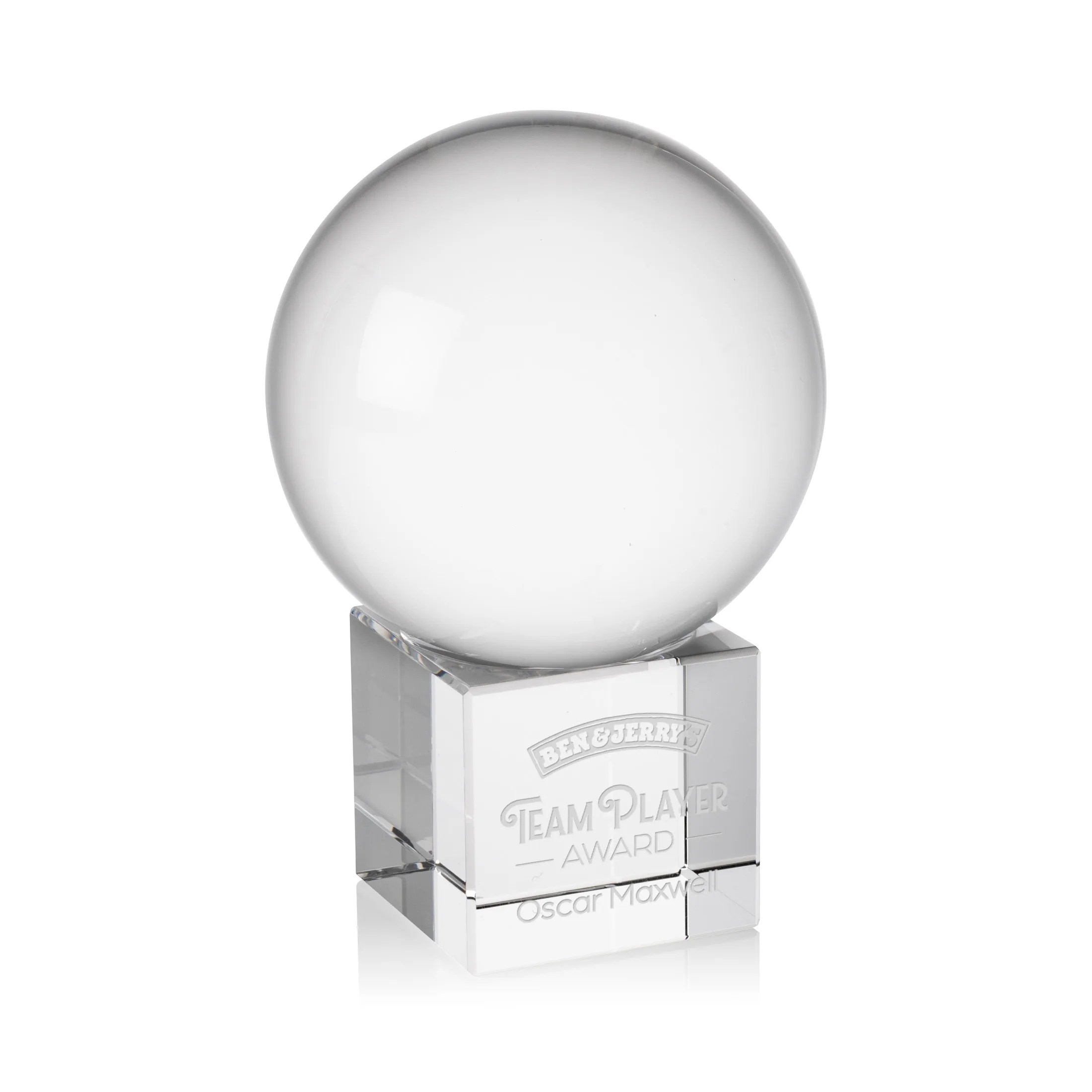 Crystal Ball Award on Cube — Crystal Ball Award on Cube