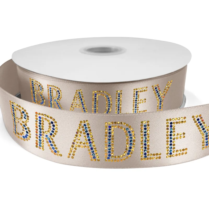 1 1/2" Bridal Satin Ribbon - 25yd Roll - Sparkle