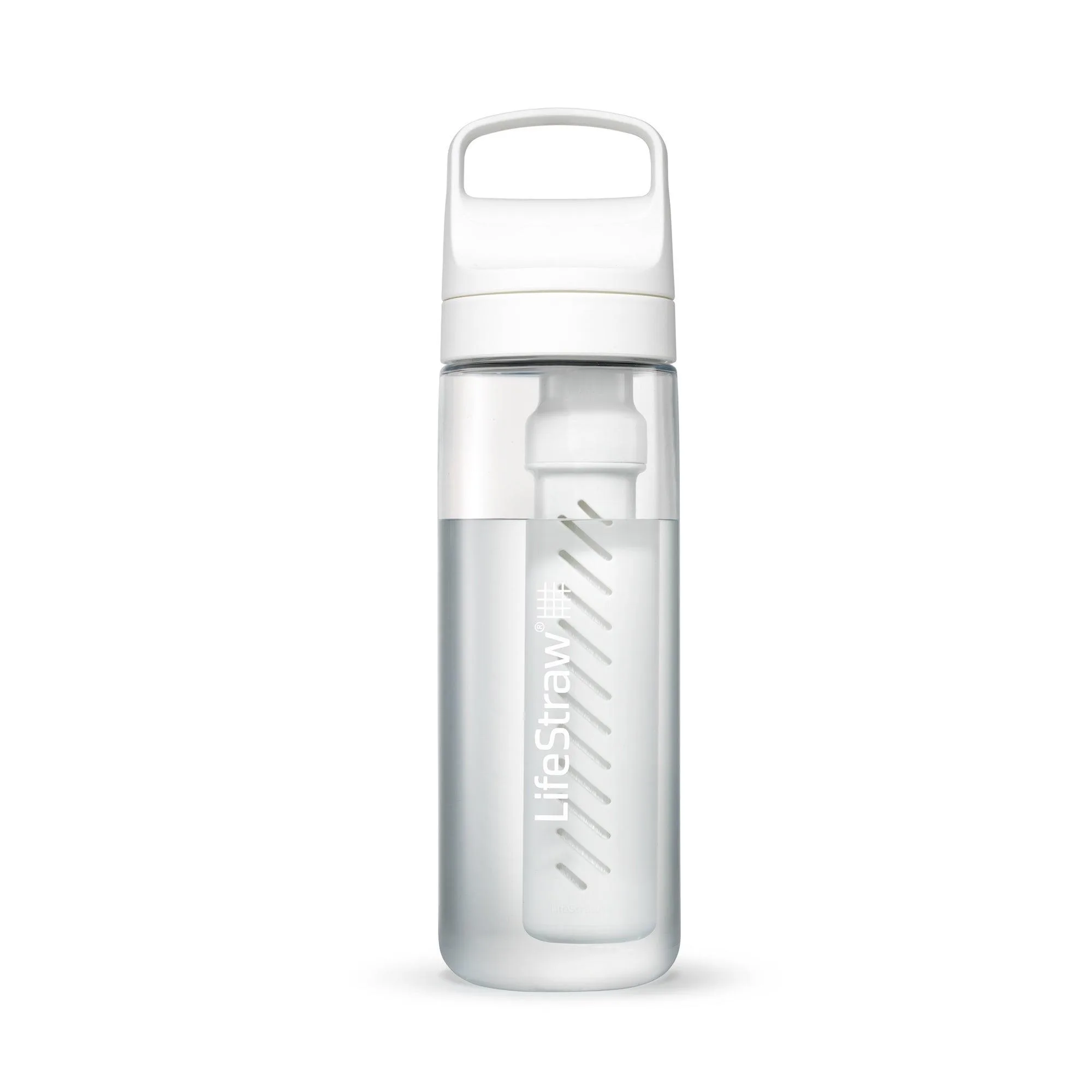 Lifestraw Go 22 Oz. Filtered Water Bottle Polar White