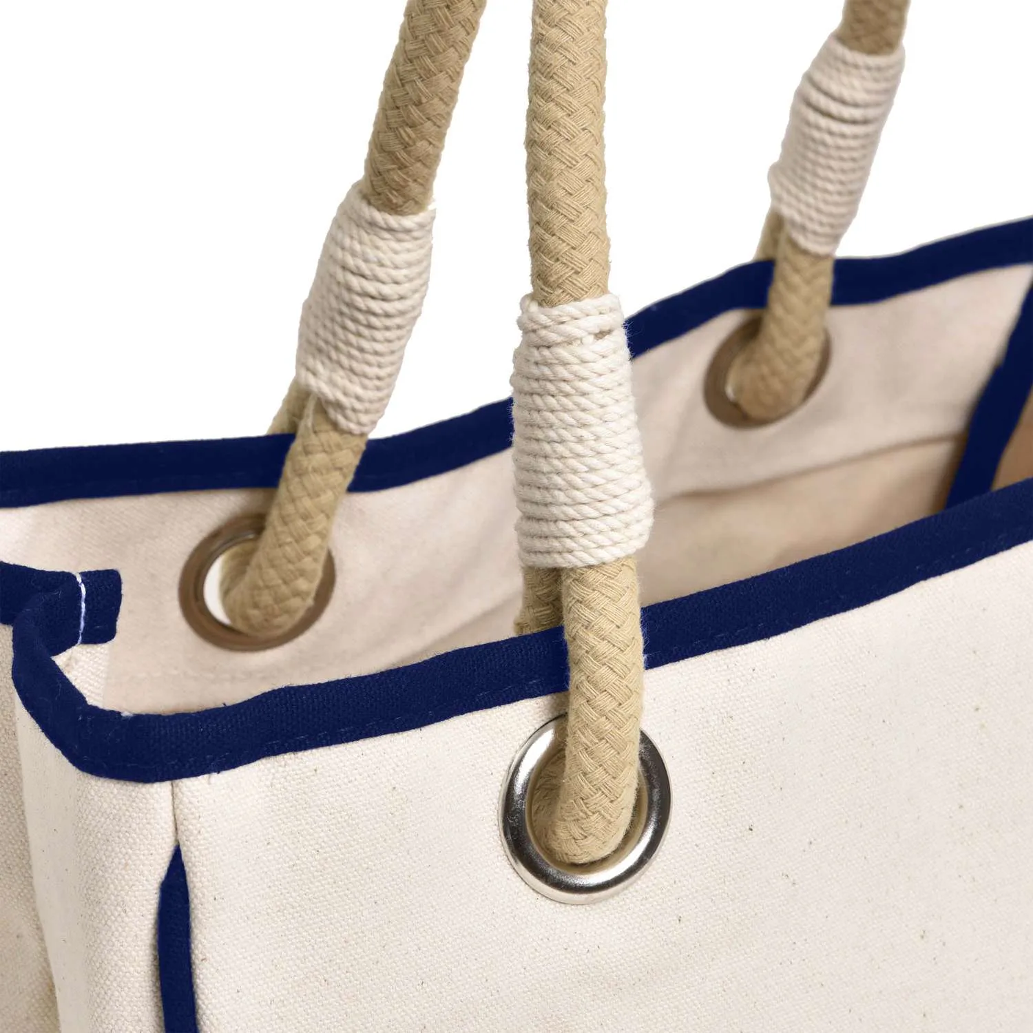 Rope Tote with Embroidery view 3