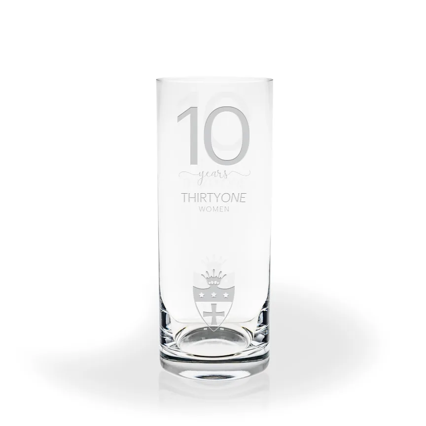 Dominique European Glass Vase