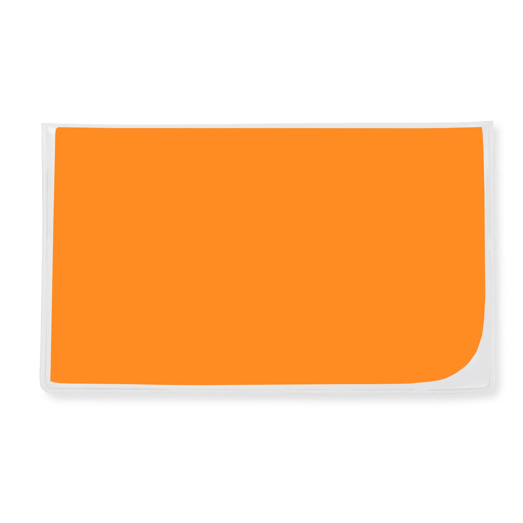 Premium 7" x 7" Debossed Microfiber Cloth, in Clear Vinyl Pouch view 2