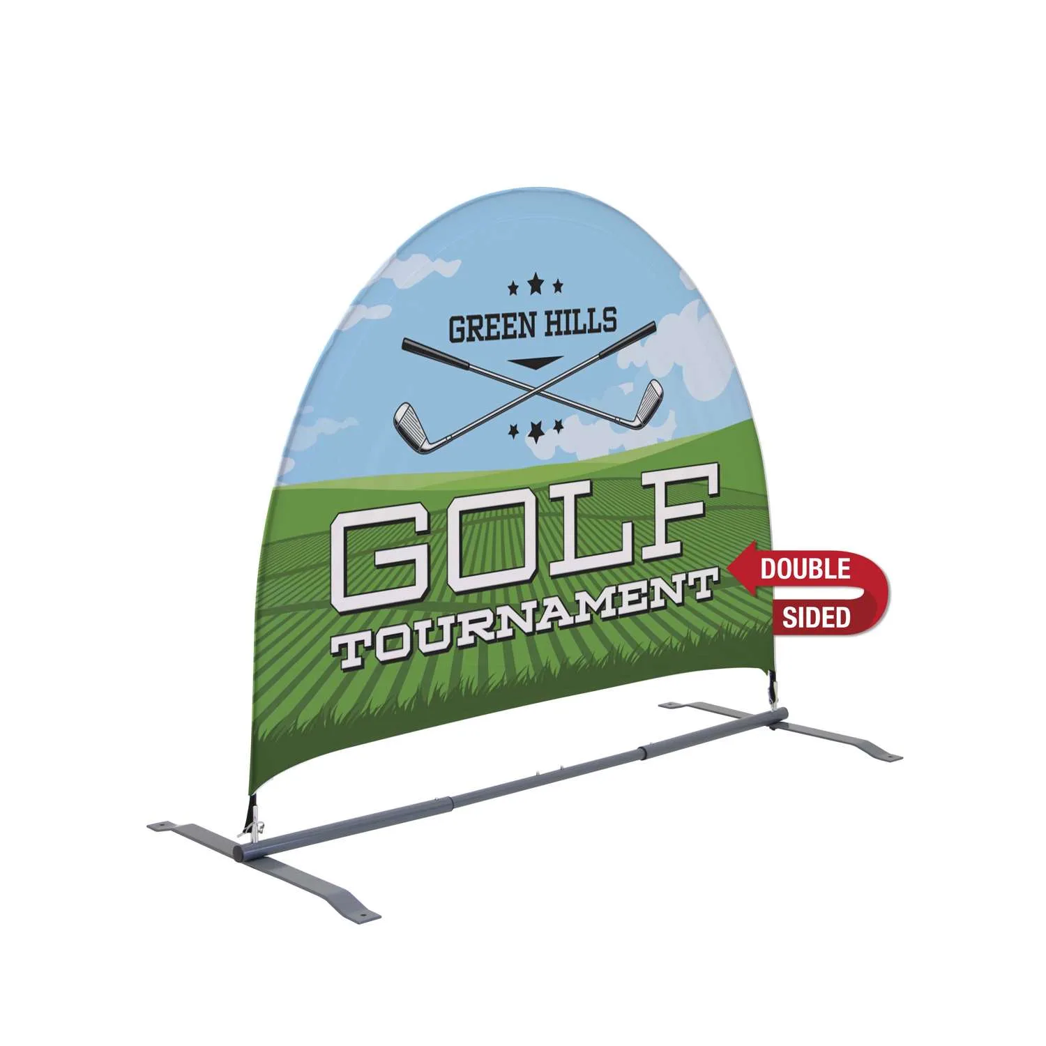5'W x 4'H Sunrise Multisurface Sign Double-Sided Kit