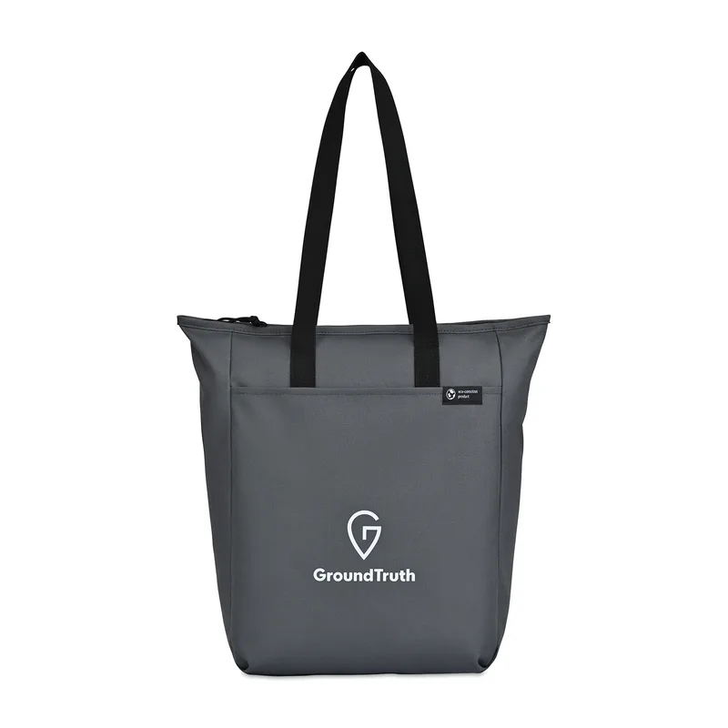 Renew AWARE™ rPET Zippered Tote - Durango Grey