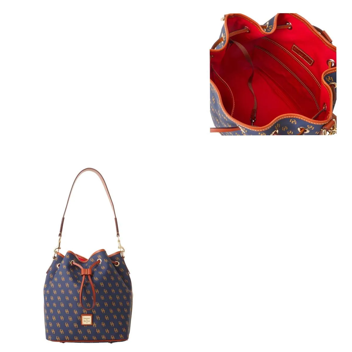 Dooney & Bourke Navy Gretta Drawstring