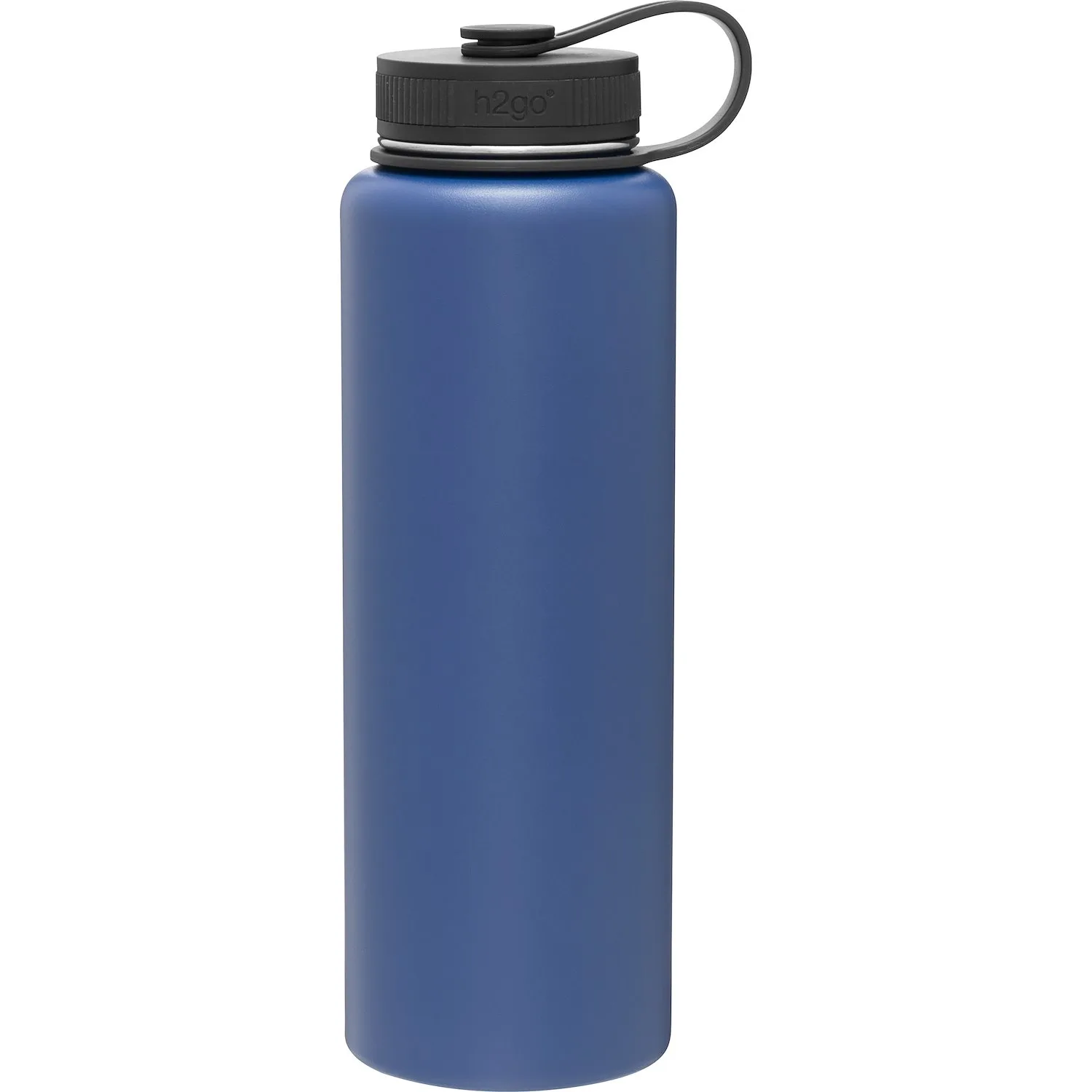 40 oz h2go Venture Water Bottle (Matte Navy) view 2