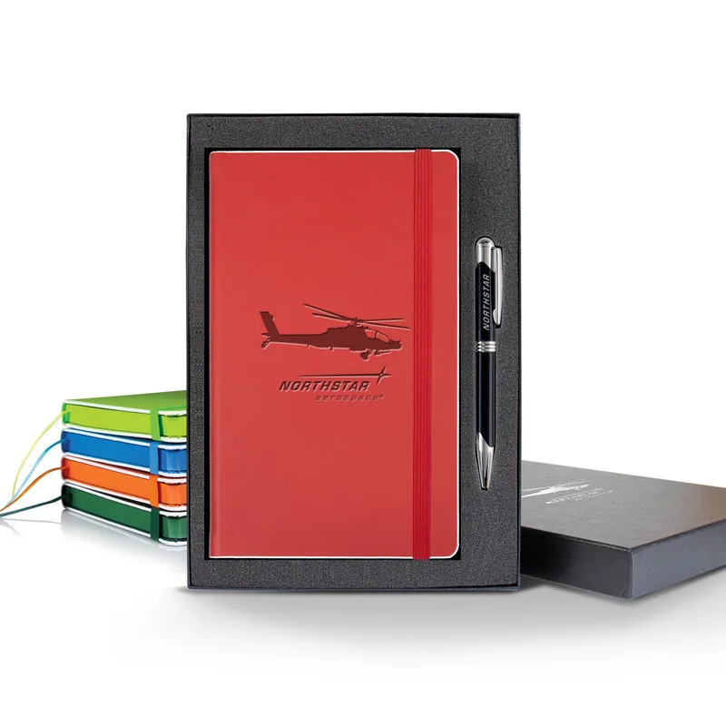 Castelli Color Laser Medio Lined White Page Journal Gift Set