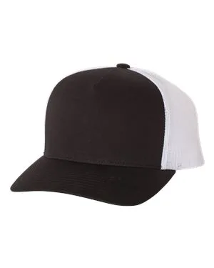 YP Classics™ Five-Panel Retro Trucker Cap view 2