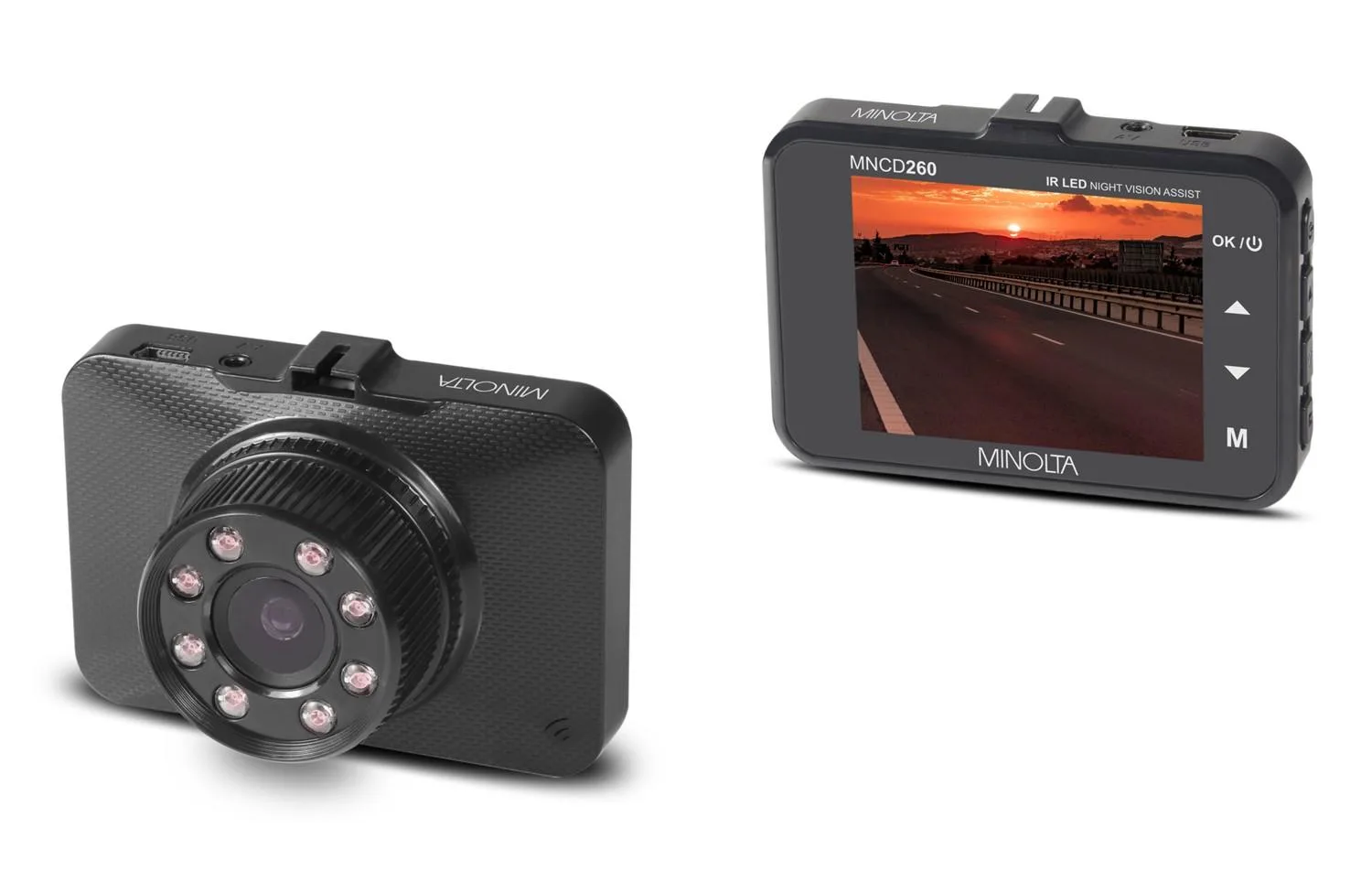 Minolta 1080P Full Hd Ir Dash Camera