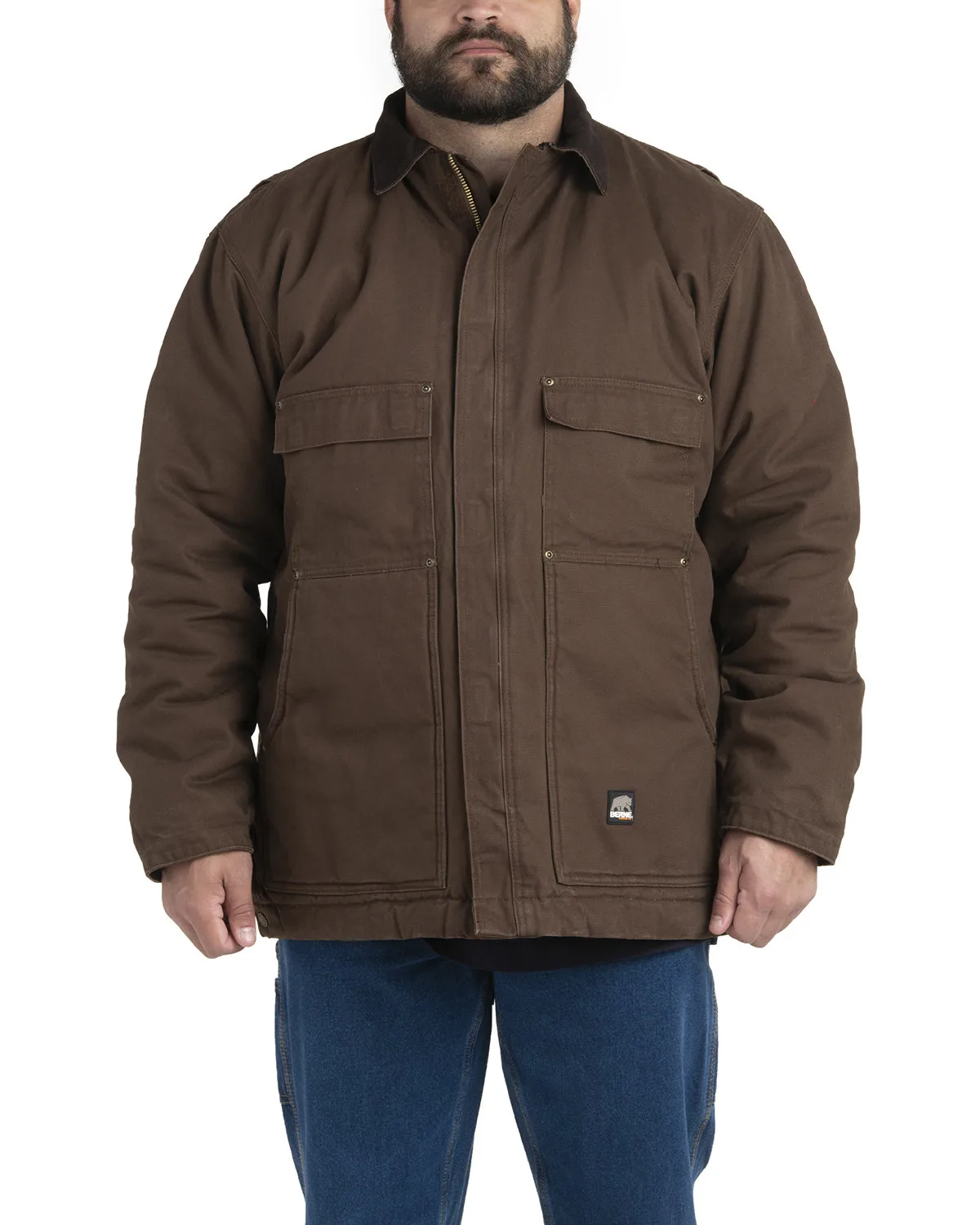 Berne Apparel Men's Highland Washed Chore Jacket