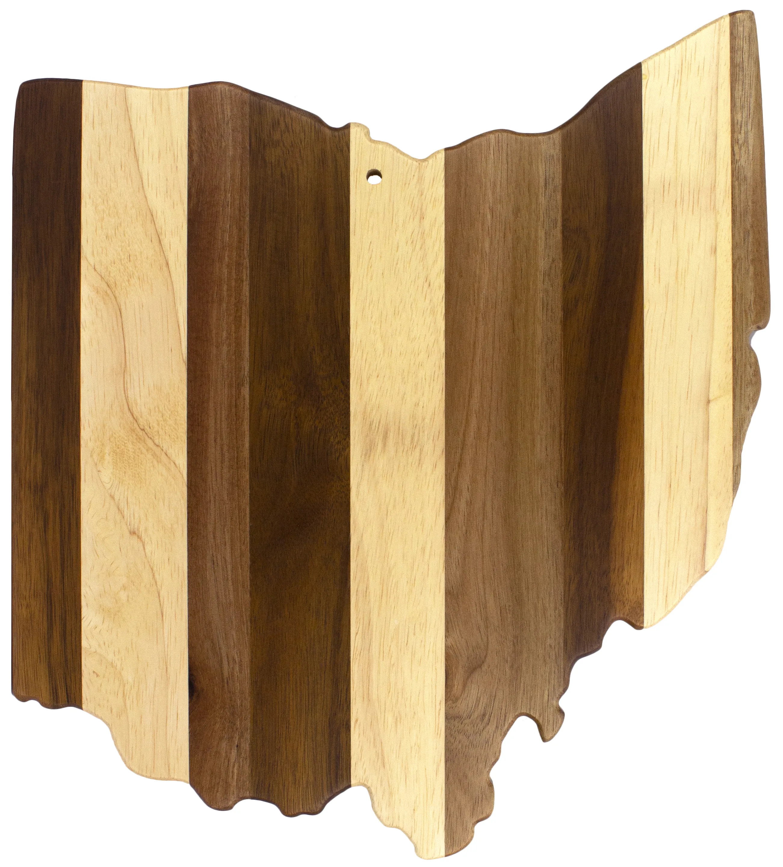 Rock & Branch® Shiplap Series Ohio State Shaped Wood Serving & Cutting Board