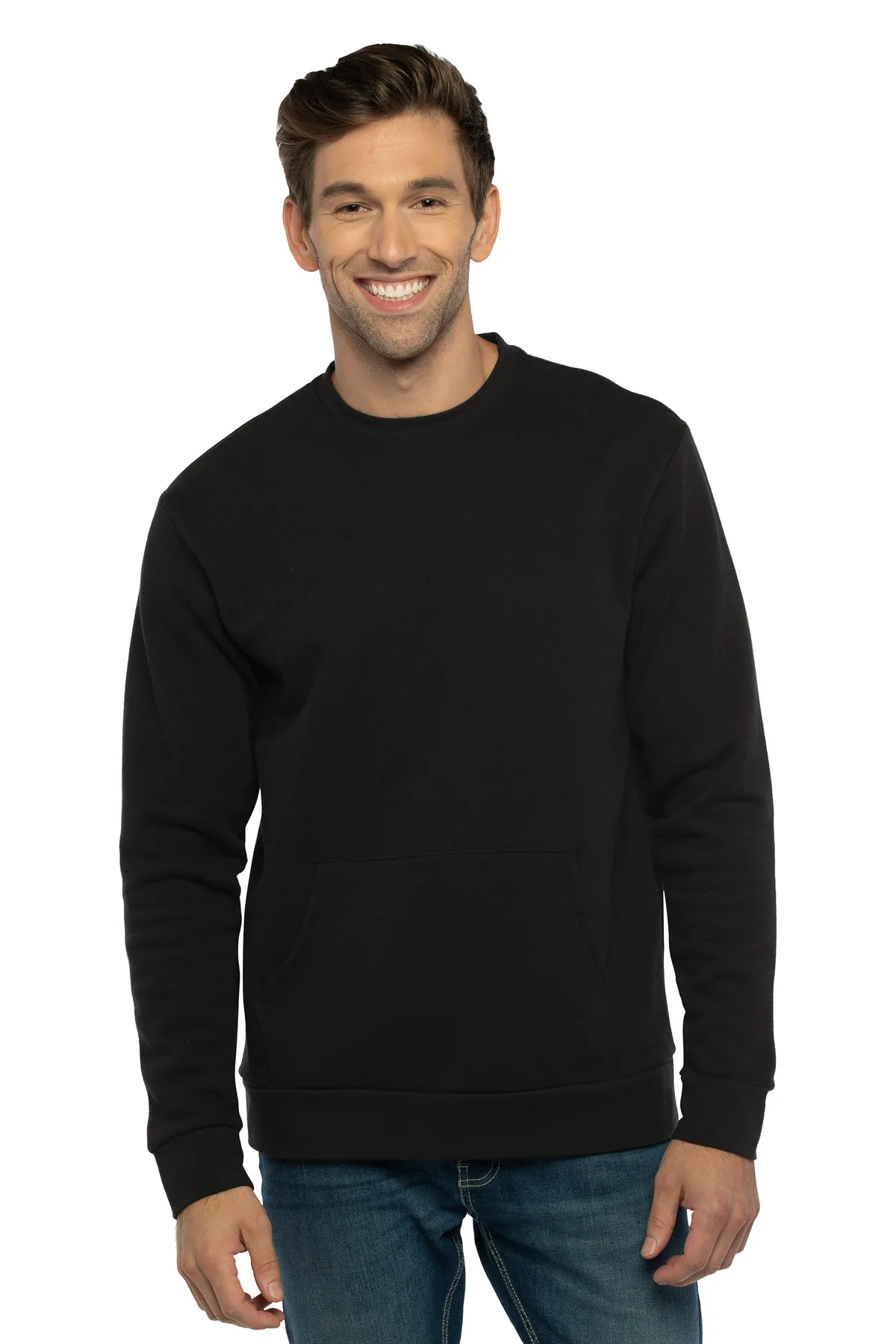 Next Level Apparel® Santa Barbara Pocket Sweatshirt