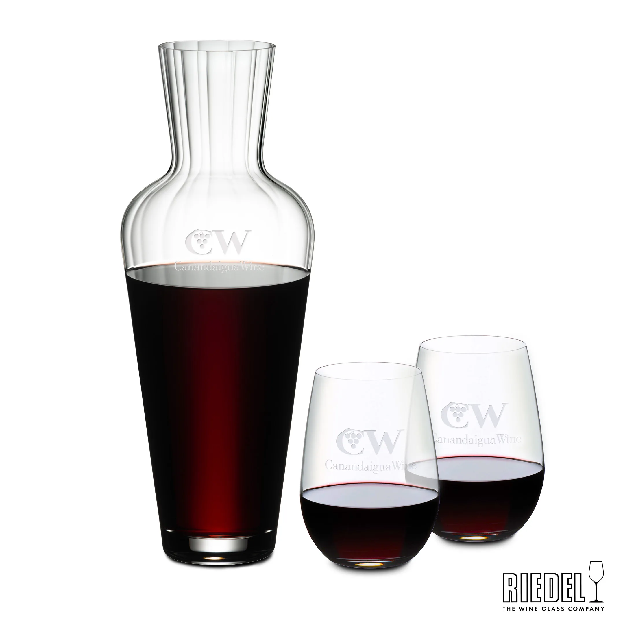 Decanter & 2 Wine
