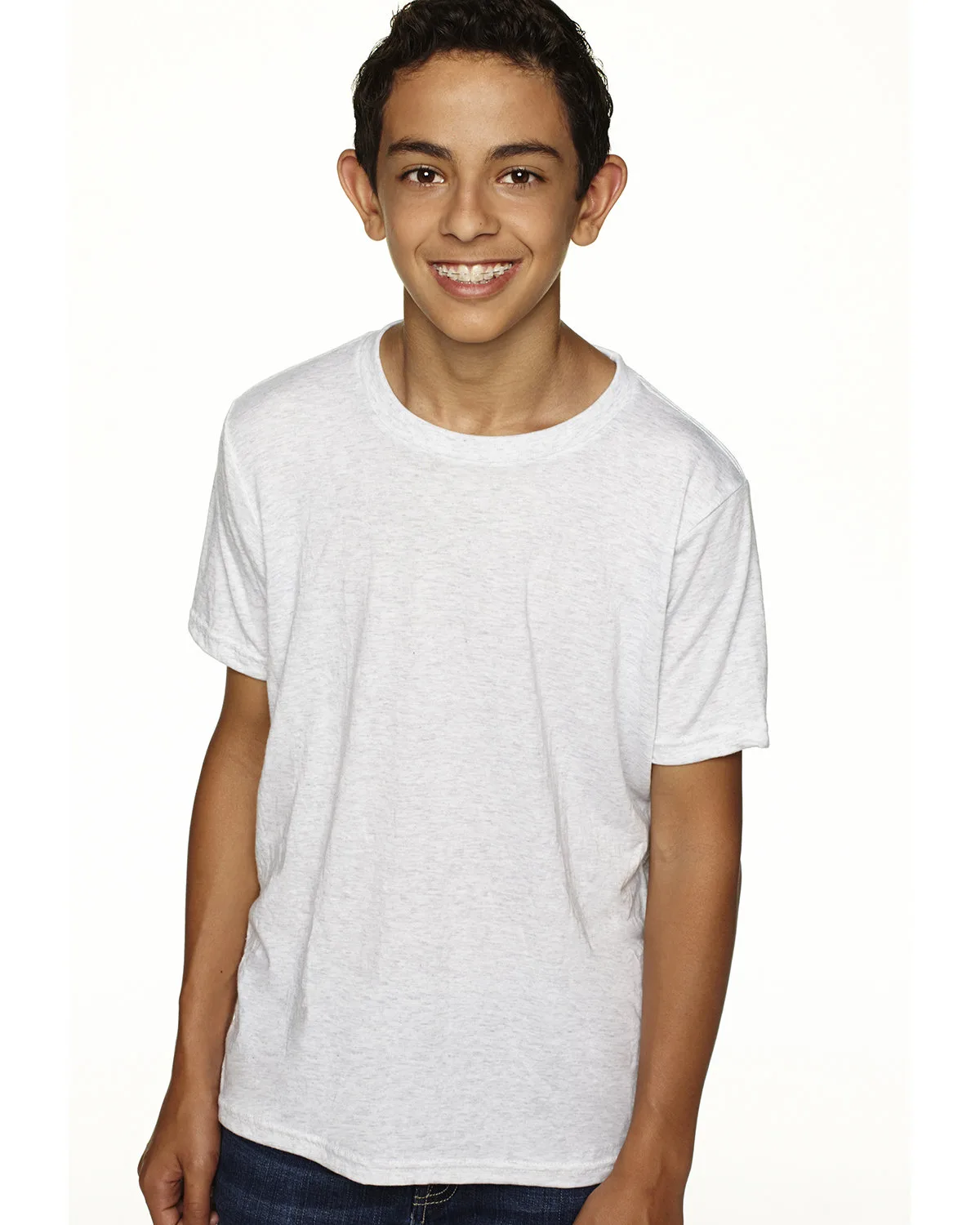 NEXT LEVEL APPAREL Youth Triblend Crew view 2