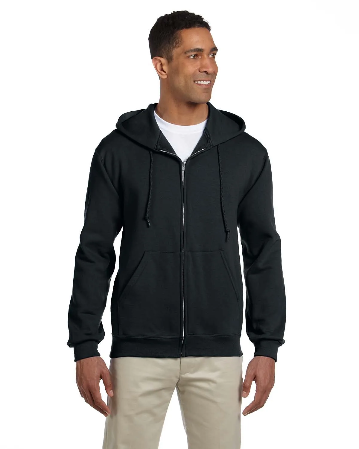 Jerzees Adult Super Sweats® NuBlend® Fleece Full-Zip Hooded Sweatshirt
