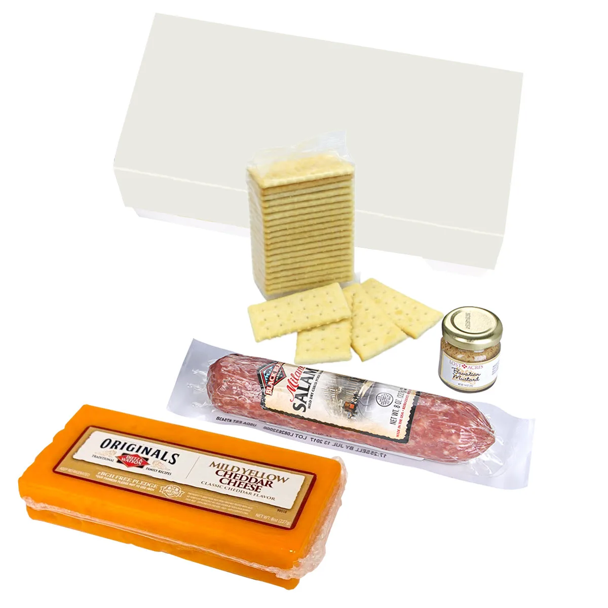 Charcuterie Gourmet Meat & Cheese Sampler Set In Gift Box view 3