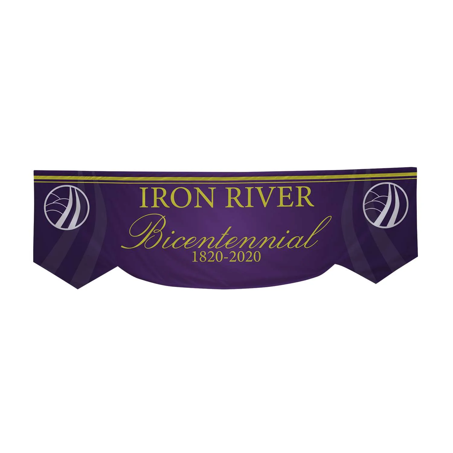 3' x 10' Parade Banner Scallop Bottom