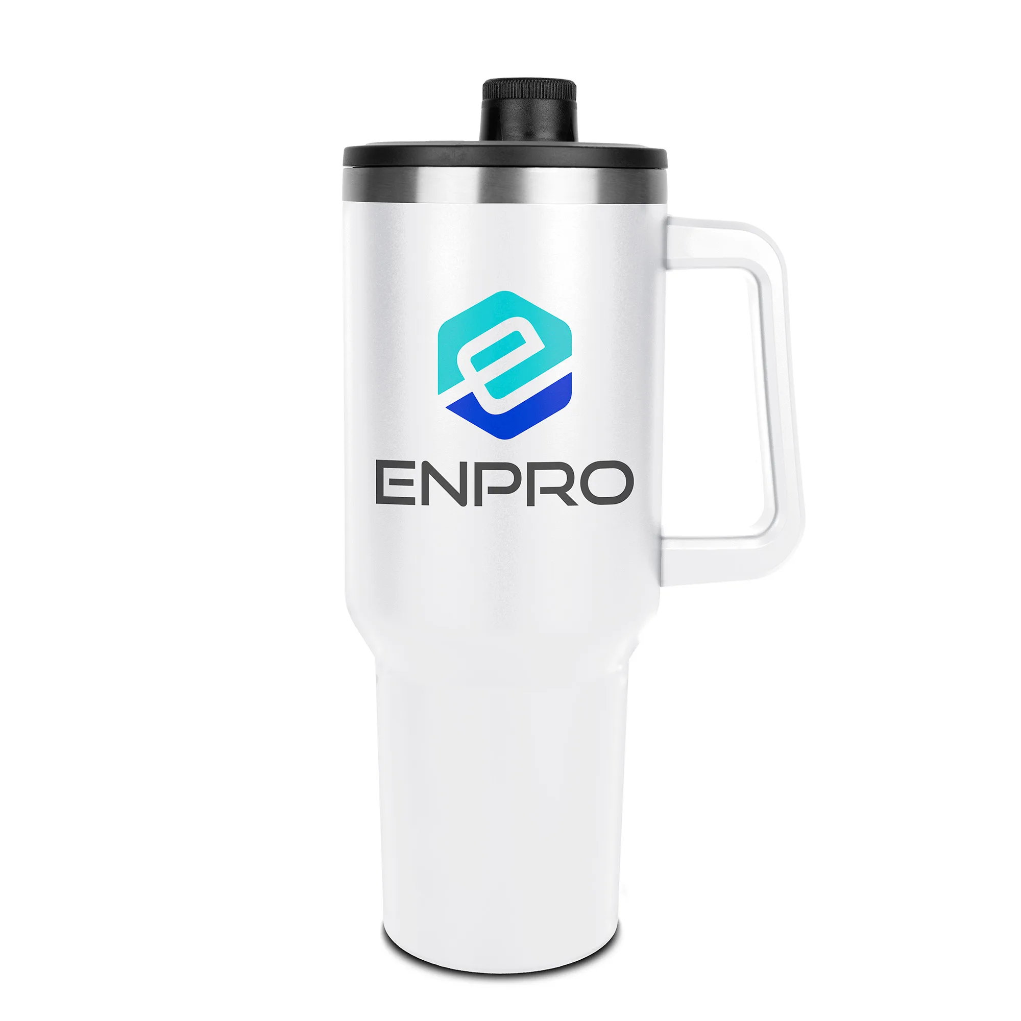 40 Oz. Malden Double Wall Vacuum Seal Mug w/Flexible Straw view 4