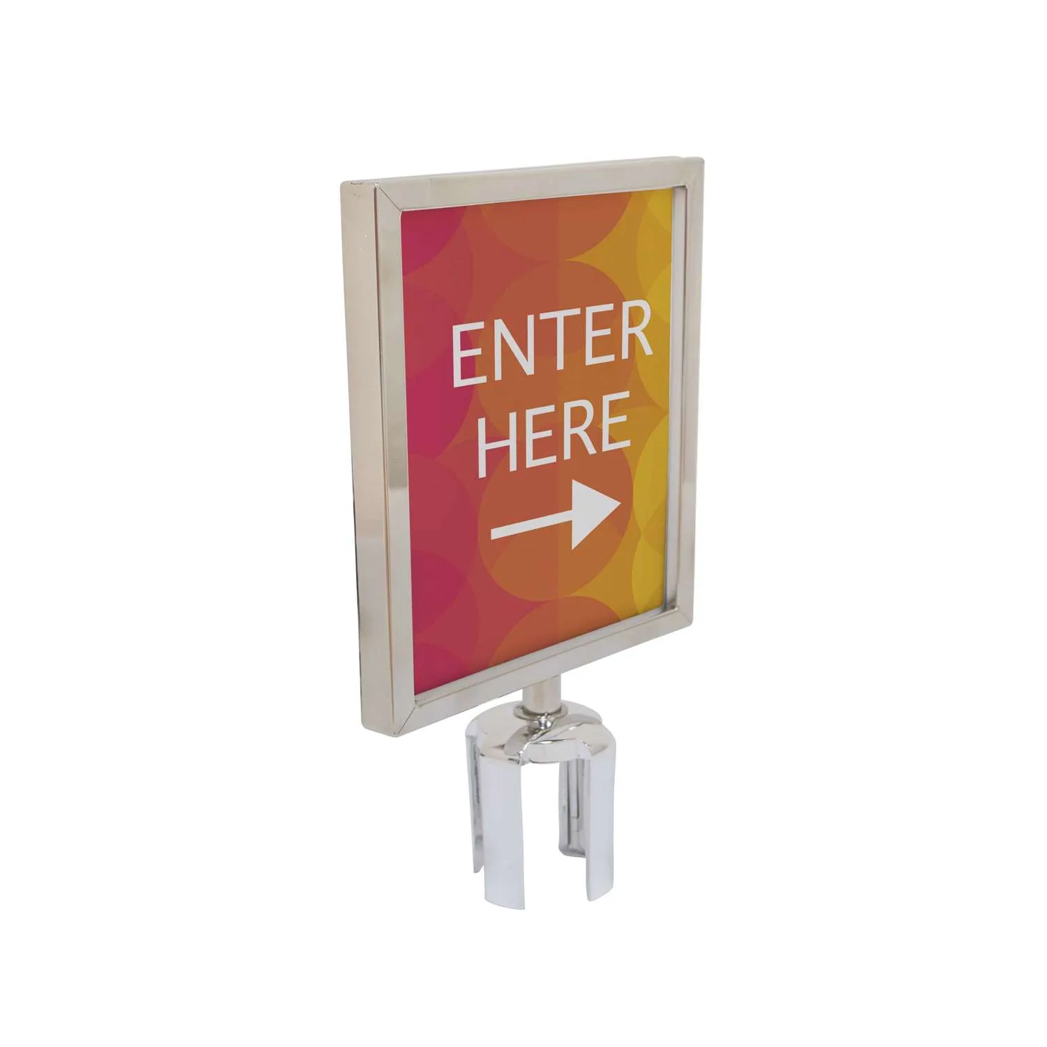 Belt Barrier Sign Holder Kit